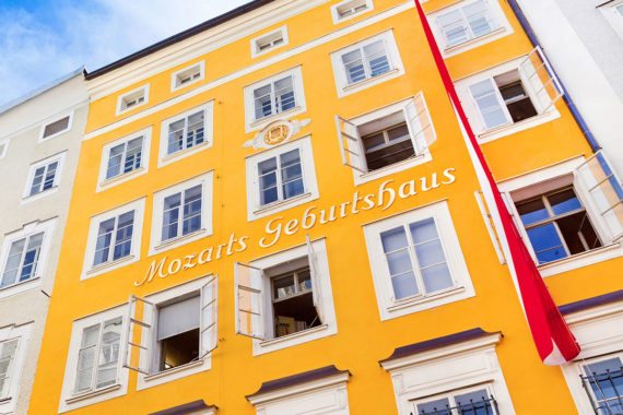Mozart Geburtshaus - Ausflugsziel in der Stadt Salzburg